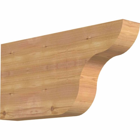 Ekena Millwork Carmel Smooth Rafter Tail, Western Red Cedar, 3 1/2"W x 12"H x 24"L RFT04X12X24CAR00SWR
